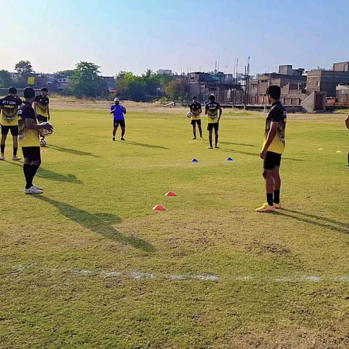 Football match practice