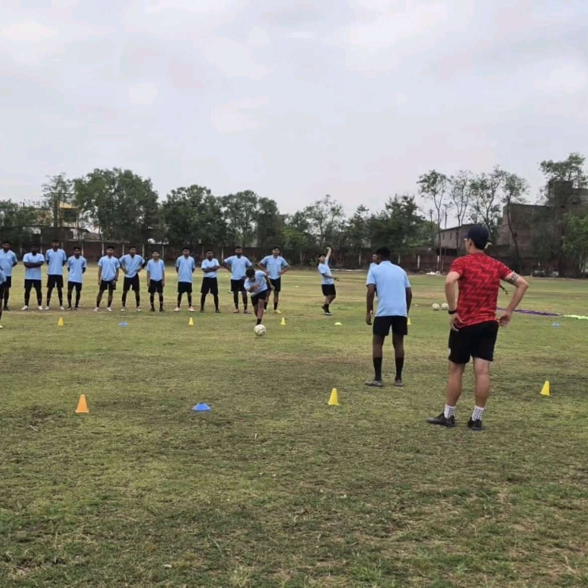 Beginner Football Coaching training